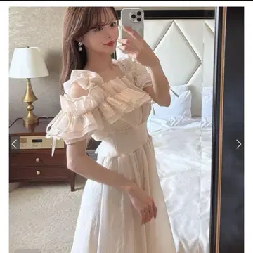 GRL 프릴 오프숄더 코르셋 원피스 [mb1584]