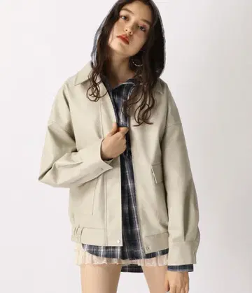 가죽 빅 블루종