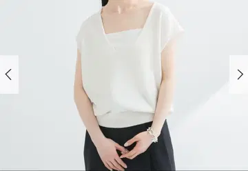 어반 리서치 린넨 코튼 V넥 니트 베스트