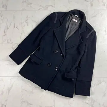 새상품급 MAX&Co. 더블 브레스트 숏코트 블랙 사이즈 38*WC121