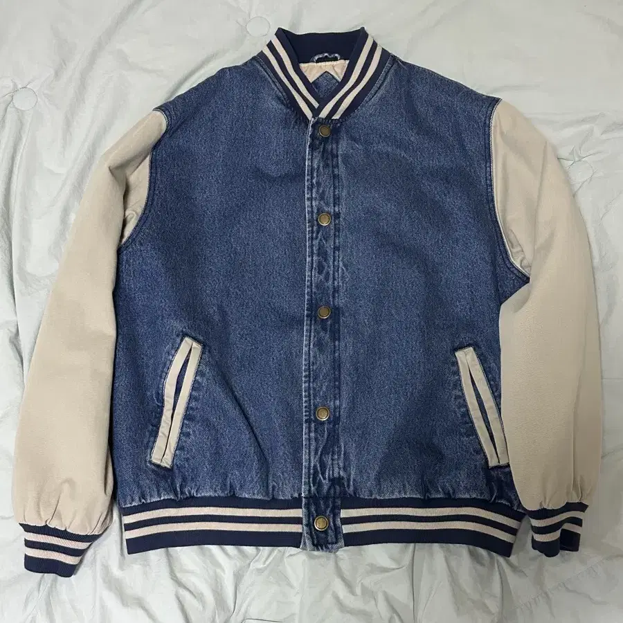 【SATIIIZ】Hor Stadium Denim Jacket $_12.JPG?set_id=880000500F