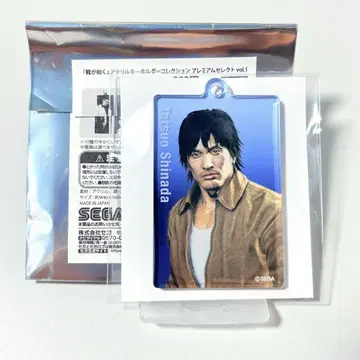 용과 같이 아크릴 키링 시나다 타츠오 세가 스토어