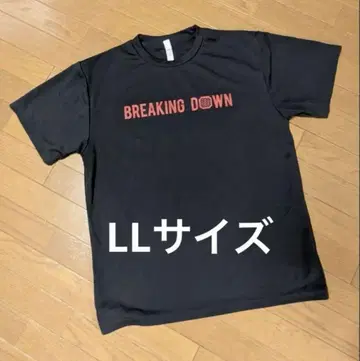 아사쿠라 미쿠루 BREAKING DOWN 티셔츠 LL 블랙