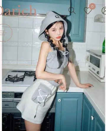 다리치 후드 부착 셋업