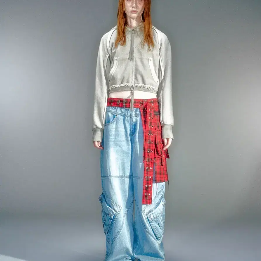 Vacant Archive X-Pocket Cargo Denim Pants on Bunjang Global