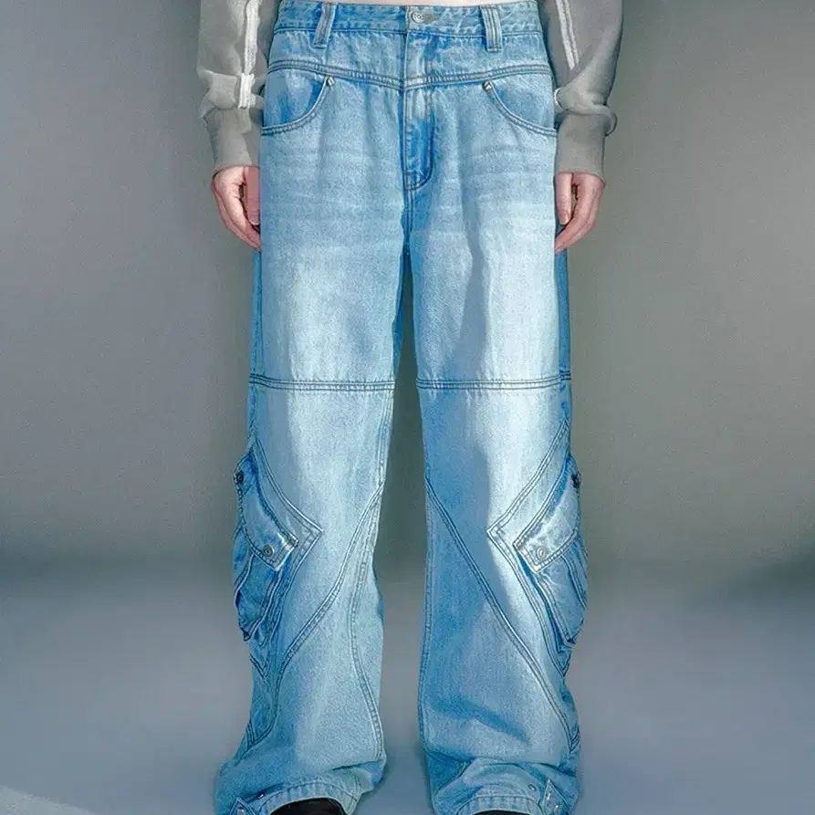 Vacant Archive X-Pocket Cargo Denim Pants on Bunjang Global