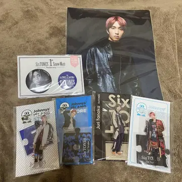 SixTONES 다나카 키리 아크릴 스탠드 클리어 파일 캔뱃지
