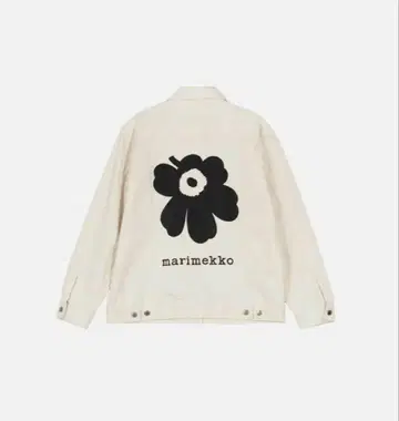 marimekko Unikko 우니코 플라워 프린트 데님 자켓