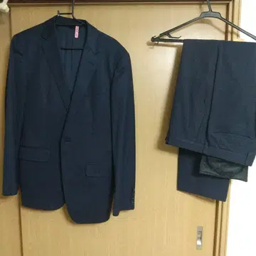 MAJI PREMIUM FABRIC 네이비 Y5 상하의 세트