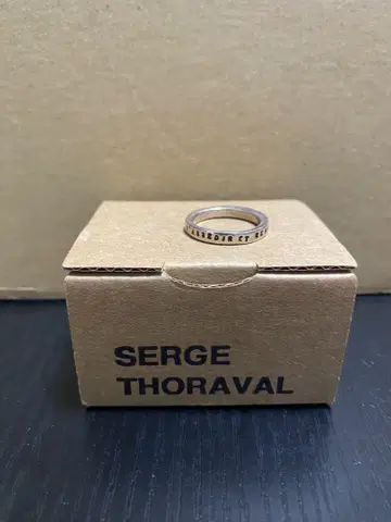 SERGE THORAVAL 앉아서 하늘을 바라보는 실버 반지 14호