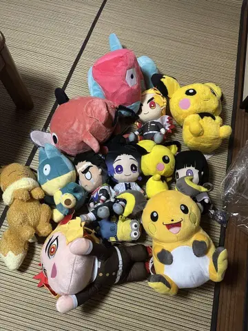 애니메이션 캐릭터 봉제 인형 세트