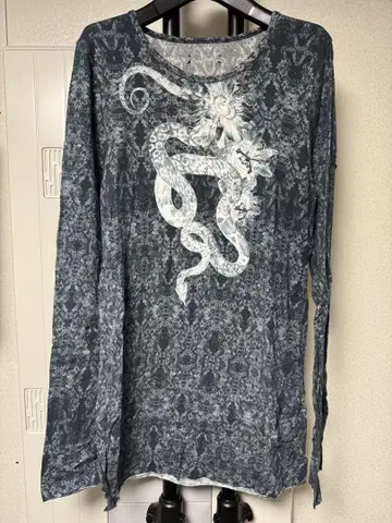 LGB ifsixwasnine hyde 스네이크 올 패턴 롱 T