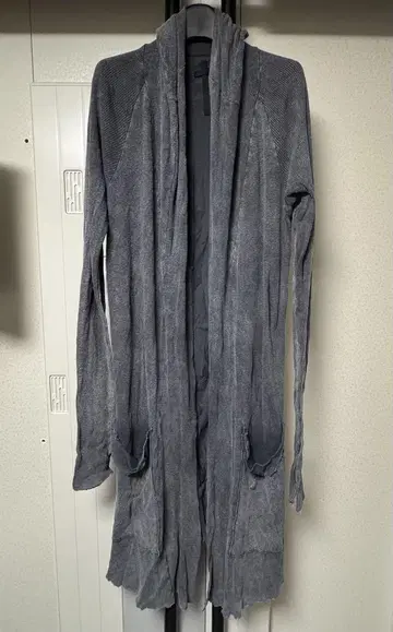 LGB ifsixwasnine hyde 그레이 백 크로스 가디건