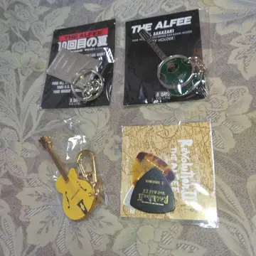 THE ALFEE 공인 기타 고유명사 키링 2종 외