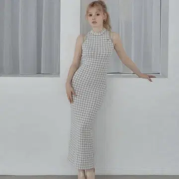 andMary 데이지 니트 드레스 (회색)