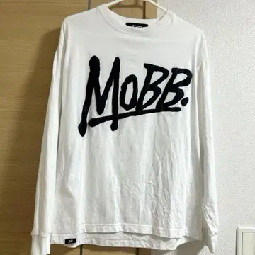 MOBB 롱 T 화이트 M 사이즈