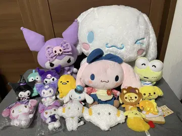 산리오 캐릭터 봉제 인형 세트
