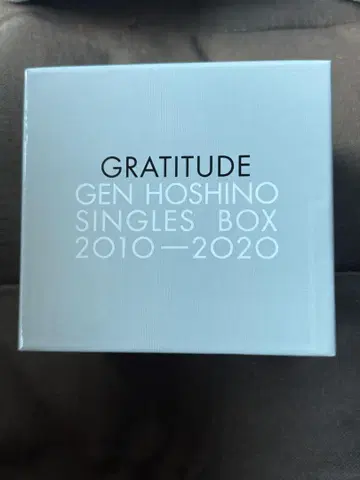 호시노 겐 싱글 박스 \"GRATITUDE\"