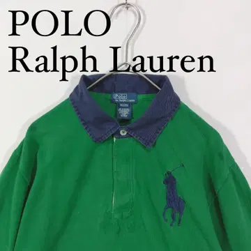 POLO 폴로 랄프 로렌 라거 셔츠 자수 로고 빅 포니 피케 셔츠