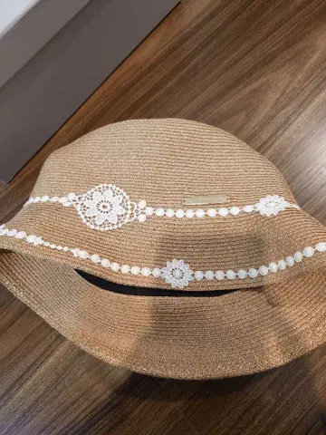 Athena New York 밀짚모자 베이지