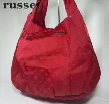 [택 없음, 미사용] russet 빨간색 숄더백