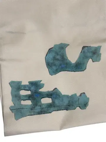 기모노용 오비 여성용 그린 패턴