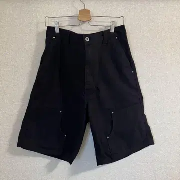 자라 더블니 블랙 숏 팬츠