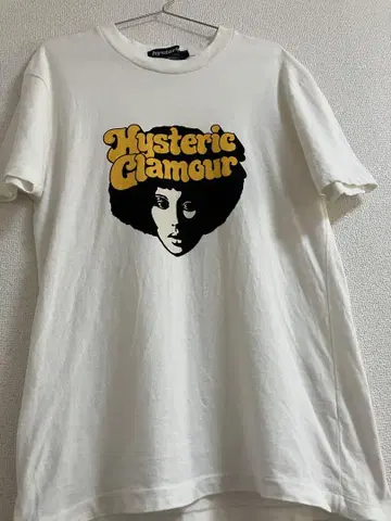 90s Hysteric Glamour 아프로 티셔츠 싱글 스티치