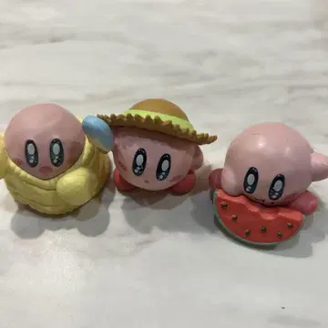 커비 피규어 3종 세트