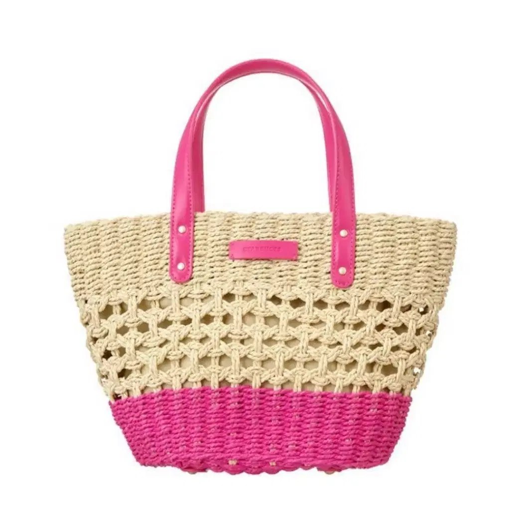 STARBUCKS | 스타벅스 Starbucks Aloha Raffia Tote Bag Pink