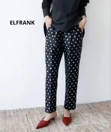 ELFRANK 도트 무늬 팬츠