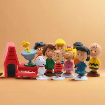 스누피 Snoopy 찰리 브라운과 친구들 피규어 12pcs