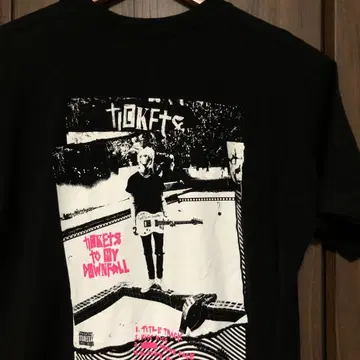 머신건 켈리 티켓 to My Downfall 티셔츠 M 블랙 랩