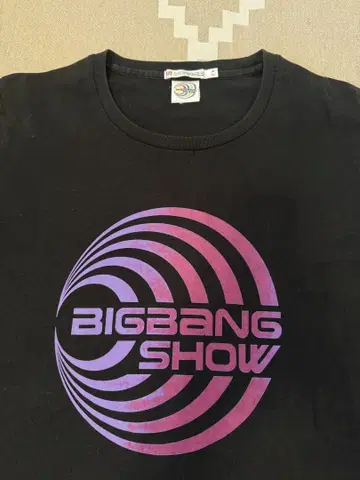 빅뱅 BIGBANG SHOW 티셔츠 M 사이즈 블랙