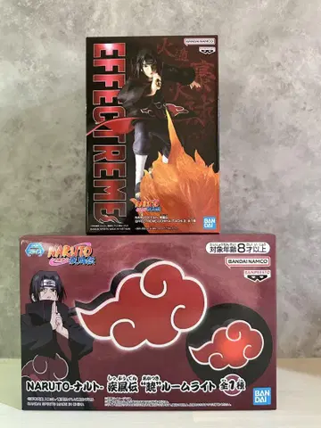NARUTO 피규어 EFFECTREEM 우치하 이타치 아카츠키 룸 라이트