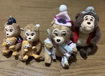 디즈니 컨트리 베어 극장 봉제 인형 배지 세트 칸베어
