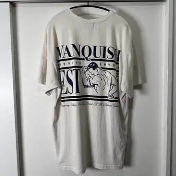 VANQUISH 피트니스 티셔츠 오버 사이즈