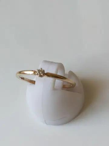 아가트 반지 K10 다이아몬드 0.03ct