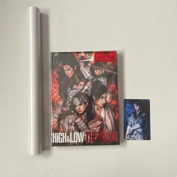 HiGH&LOW THE 센고쿠 블루레이 초회 한정판 포스터 트레이딩 카드