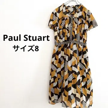 새상품급 폴 스튜어트 Paul Stuart 원피스 사이즈 8 레트로