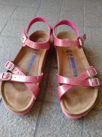 상태 좋음 BIRKENSTOCK 핑크 스포츠 샌들