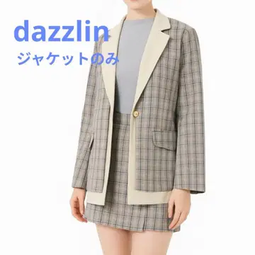 dazzlin 즉시 완판 인기 체크 무늬 자켓