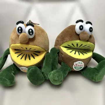 제스프리 키위 브라더스 마스코트 파우치 2개 세트