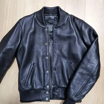 K'S LEATHER 블랙 가죽 자켓 L