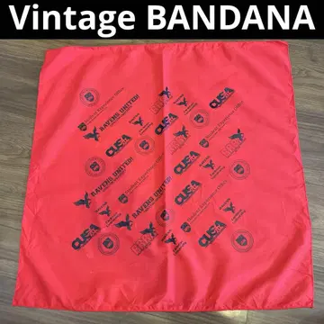빈티지 BANDANA 레어 빈티지 반다나 칼튼 대학