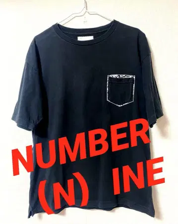 NUMBER NINE 넘버나인 티셔츠 음표