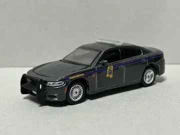 그린 라이트 1/64 닷지 차저 경찰 사양 미니카