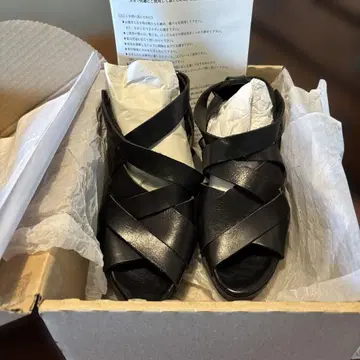 trippen Condense black 샌들 36
