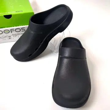 우포스 OOFOOS 클로그 샌들 24cm M5 W7 슬립온 블랙