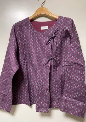 LISIR 프린트 블라우스 남프랑스 패턴